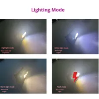 Phare à LED XHP50 Lampe frontale d'extérieur à détecteur de mouvement avec phare de travail magnétique pour le camping, la course et l'équitation