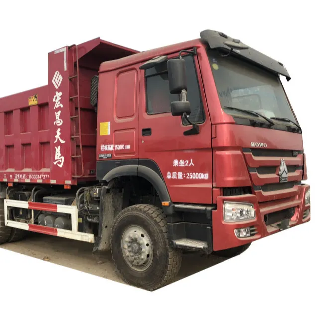 Sử Dụng Howo 380hp Dump Và Tipper Xe Tải 8X4 Dump Truck Để Bán