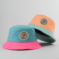Sombrero de Pescador Personalizado con Logotipo Tejido, Unisex, Material de Toalla de Rizo, a la Moda
