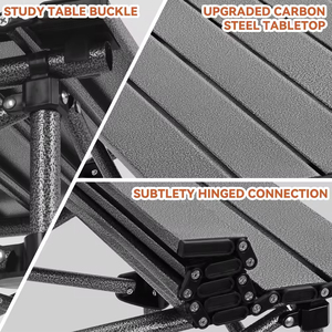 S Size Lightweight <b>Foldable</b> Steel Picnic <b>Garden</b> Dining <b>Table</b> Portable Outdoor Furniture for School Camping Cheap Price Barbecue - Product Image 3