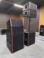 Système de sonorisation professionnel ST8 avec enceintes line array actives 2 voies de 12 pouces pour événements musicaux