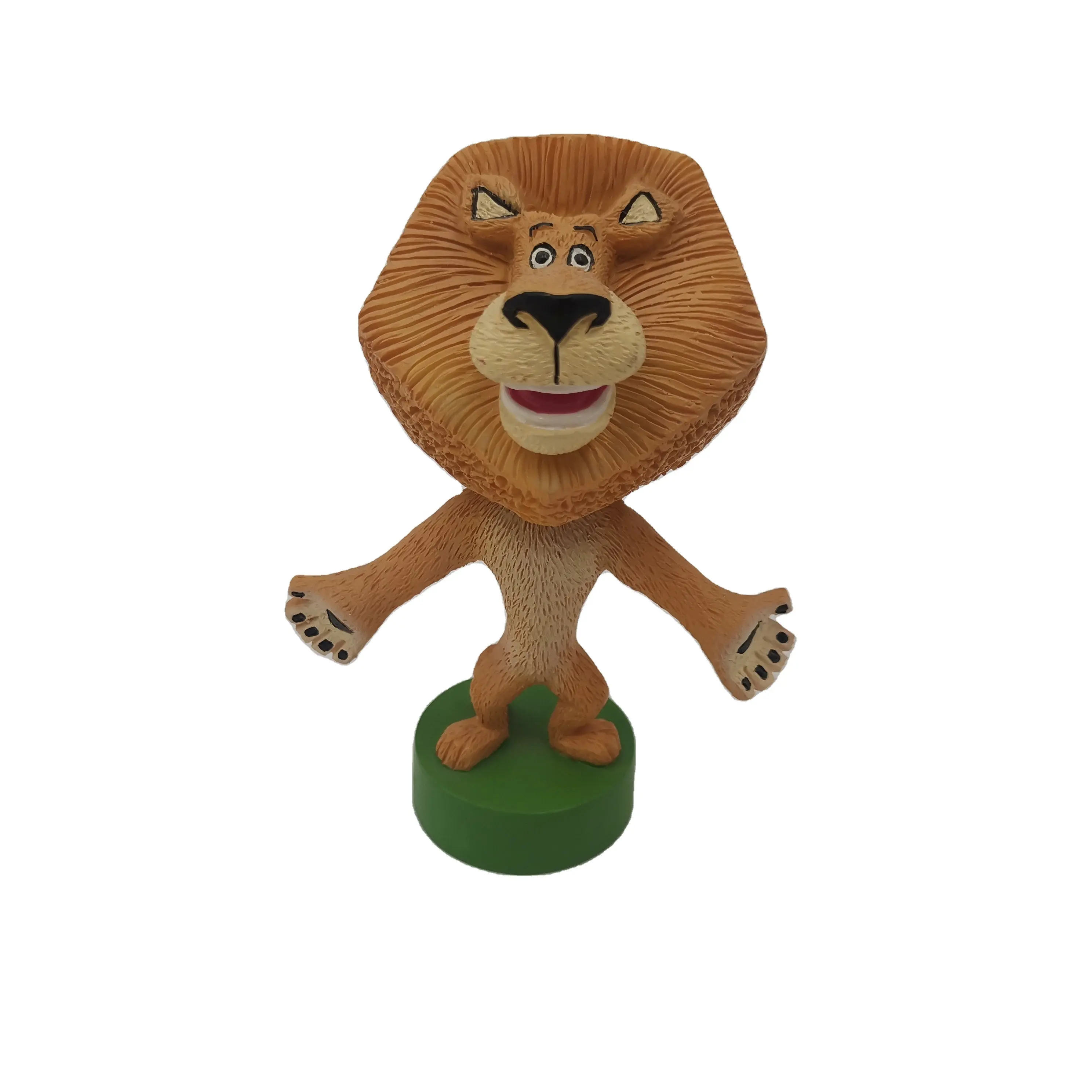 Promosyon özel yüksek kaliteli 3d Bobblehead heykelcik, hayvan spor yıldız ve karakter portre özelleştirme Bobble kafa bebek