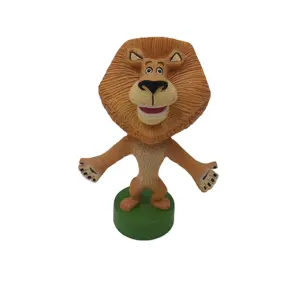 Promoción alta calidad 3d muñeco estatuilla animal deporte estrella y carácter retrato personalización cabeza de Bobble muñeca