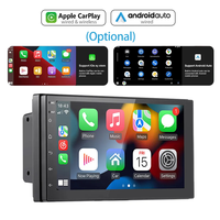 Lecteur d'autoradio universel Toyota Android 7 9 10 pouces TS7 2 Din Mirror Link FM GPS Navigation WIFI 2 + 32GB Carplay