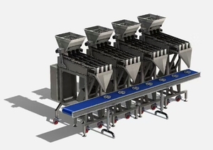 50-2000G Hạt Ngô Hạt Trà Trọng Lượng Hỗn Hợp Tự Động Feeder + Chai Gói Máy Đóng Gói Hàng Loạt - Product Image 2