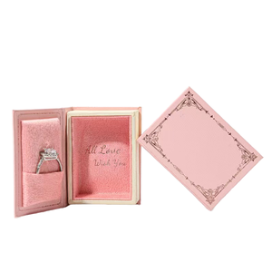 Caja <span class=keywords><strong>de</strong></span> Joyería Vintage Hecha a Mano, Ecológica, Impermeable, con Relieve, Cierre Magnético, Pequeña, para Anillos y Aretes, Estilo Europeo, Portátil - Product Image 1