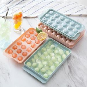 Recente-chegados Plastic Round <span class=keywords><strong>Ice</strong></span> <span class=keywords><strong>Cube</strong></span> Bandeja com Tampa <span class=keywords><strong>Ice</strong></span> Ball <span class=keywords><strong>Maker</strong></span> Mold para Freezer <span class=keywords><strong>Mini</strong></span> Circle <span class=keywords><strong>Ice</strong></span>-<span class=keywords><strong>Cube</strong></span> Bandejas - Product Image 5