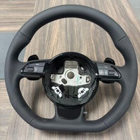 Volant en cuir à fond plat personnalisé pour Audi A3 8V A4 B8 A5 A6 A7 Q3 Q5 Q7 S8 R8 S3 S5 – Vente Flash