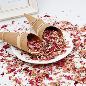 Coriandoli per Matrimonio, Petali di Fiori Secchi, Coriandoli Naturali Biodegradabili di Petali di Rosa per Decorazione Tavoli Nuziali - Product Image 4