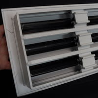 Diffuseur à fente linéaire Climatiseur Aluminium Fixe Linéaire Fente Retour Grille Plafond Diffuseur d'air