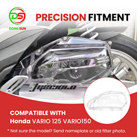 Kit de couvercle de filtre à air pour moto, compatible avec les scooters Honda Vario 125 Vario 150 PCX, couvercle de remplacement de la boîte de filtre à air
