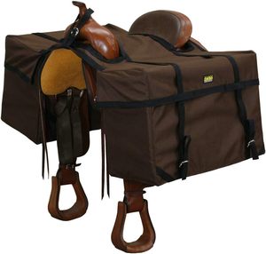 Échantillon gratuit de sacs de selle isolés en cuir de haute qualité imprimés sacs d'équitation en nylon durable tendance style équestre hommes - Product Image 1