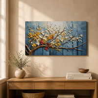 Vente en gros et dropshipping : Peinture à l'huile Art Déco blanche 100 % faite à la main, sur toile de coton 450 GSM, tailles personnalisées pour usage domestique et commercial