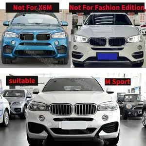 สตาร์นาว ชุดแต่งกันชนหน้า 4 ชิ้น สำหรับ F16 M Sport ปี 2014-2018 สปอยเลอร์ล่าง ดิฟฟิวเซอร์ บอดี้คิท ชุดแต่งกันชนหน้า  แผ่นกันกระแทกตกแต่ง - Product Image 6