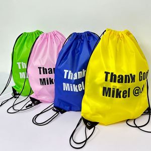 Sacs de Goody <span class=keywords><strong>à</strong></span> cordon de 4mm imprimés sur mesure sans plomb - Product Image 3