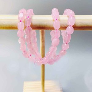Cuentas sueltas irregulares de jade natural para la fabricación de joyas, cristal de lampwork a granel, primavera 2024, origen Yiwu - Product Image 4