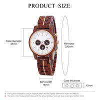 Montre de Luxe Carrée en Bois Étanche de Haute Qualité 18mm Sport Antique Affaires Mode Pointeur Monnayeur Mouvement Quartz 3BAR Étanchéité