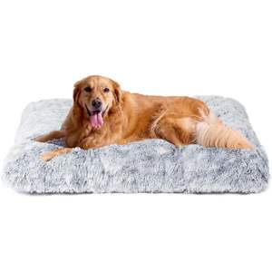 Fabricante al por mayor cama para perros Deluxe felpa extraíble caja para perros Durable antideslizante mascota dormir Mat lavable espuma cama para mascotas sólido - Product Image 1