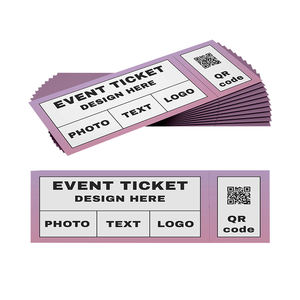 Impresión personalizada <span class=keywords><strong>de</strong></span> fábrica <span class=keywords><strong>de</strong></span> entradas para eventos con código QR - Product Image 2
