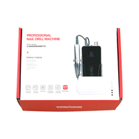 Machine à ongles professionnelle sans fil, vente en gros, 0~35000 tr/min, 60W, portable, rechargeable, sans balais