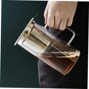 Easy Clean <b>Tea</b> <b>Infuser</b> Stainless Steel Mesh Strainer with Drip Tray Silicone Lid Large Capacity <b>Tea</b> Steeper - Product Image 4