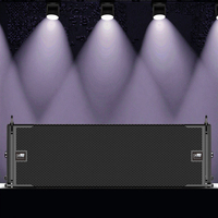 Enceinte de scène professionnelle AG VTX A12 avec amplification 2x800W, plage de fréquences 46Hz-19kHz, interface NL4