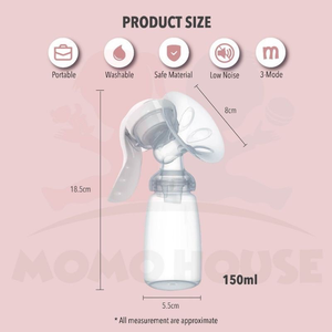 Extractor de Leche Manual de Grado Hospitalario, Libre de BPA, Último Modelo, para Lactancia Materna - Product Image 6