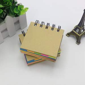 Bloc de notas adhesivas fluorescentes de 1.8mm, diseño lindo y fresco, superventas transfronterizo, cuaderno pequeño en espiral de celebridad de internet - Product Image 4