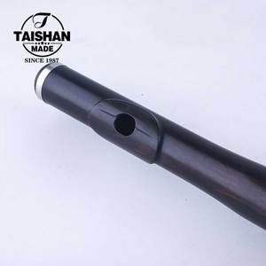 Flûte soprano en ébène plaqué argent Taishan TSFL-320 de marque chinoise, tonalité Do, clés ouvertes, avec mécanisme E - Product Image 6