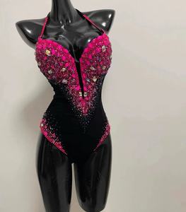 Bikini Aderente Sexy per Spettacoli, Abbigliamento da Discoteca, Costume da Bagno per Ragazze Audaci, Stile Hot Girl, Abito da Club e Palcoscenico - Product Image 2
