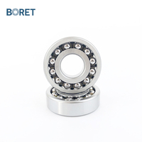 Rodamiento de Bolas Autoalineable 1305 de 25x62x17mm para Maquinaria Agrícola y Transportadores, Alta Capacidad de Desalineación, Larga Vida Útil
