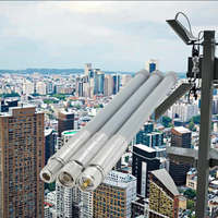 Antenne omnidirectionnelle large bande 300-6000 MHz - Gain de -4 dBi, polarisation verticale, capacité de puissance 50 W, VSWR 2.5, connecteur N-K