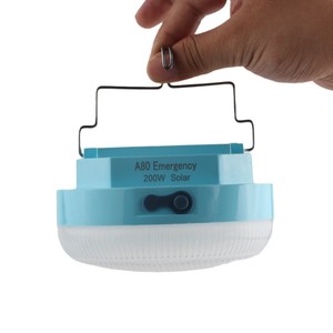 <span class=keywords><strong>Lampe</strong></span> d'urgence portable en ABS avec aimant, <span class=keywords><strong>batterie</strong></span> au lithium <span class=keywords><strong>rechargeable</strong></span>, lumière du jour 6000K, solaire, pour camping <span class=keywords><strong>extérieur</strong></span> et tente LED - Product Image 1
