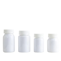 Flacon en plastique PE pour médicaments, 40 ml, 60 ml, 200 ml, hermétique, à large ouverture, pour pilules, capsules, aliments santé, emballage de comprimés de calcium