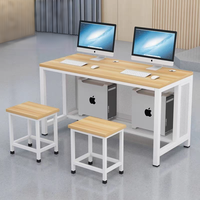 Bureau d'étude étudiant minimaliste moderne Assemblage facile Bureau à domicile pour ordinateur portable Commande en gros