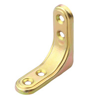 Table et chaise d'angle 90 degrés à angle droit Fixateur de quincaillerie d'ameublement Support de type L Couleur Zinc Angle Iron Connector