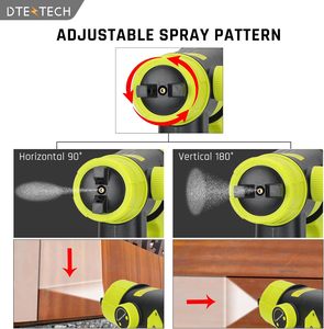 <strong>Cordless</strong> Spraying <strong>Tools</strong> for <strong>Ryobi</strong> ONE 18V Li-ion Battery HVLP Brushless Motor Copper Nozzle 200W <strong>Cordless</strong> Paint Sprayer - Product Image 3