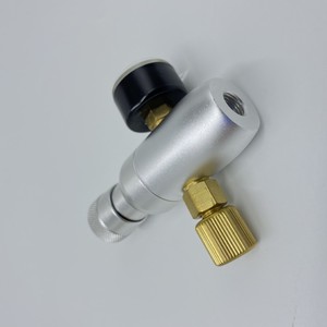 ตัวปรับแรงดันขนาดเล็ก 60PSI อลูมิเนียมแบบขั้นตอนเดียว สำหรับคาร์บอนไดออกไซด์ ถังเบียร์ น้ำโซดา - Product Image 2