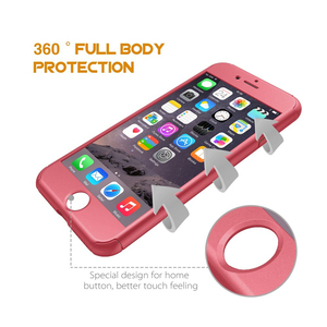 Con iPhone 7 Plus, carcasa rígida ultradelgada para PC de <span class=keywords><strong>360</strong></span> grados, cobertura completa <span class=keywords><strong>360</strong></span> de Samsung <span class=keywords><strong>Galaxy</strong></span> E7 - Product Image 1