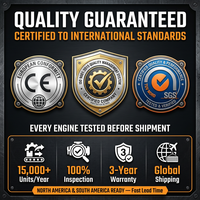 Moteur diesel complet d'occasion OTTO Guangzhou 6BT5.9 (6BTA5.9, 6BT 5.9L) pour CUMMINS