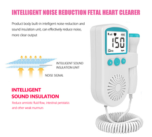 Monitor Doppler Fetal Portátil para la Frecuencia Cardíaca Fetal, Instrumento Veterinario para Monitoreo del Bebé en Casa, Disponible en Stock - Product Image 6