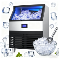 Tolcat Factory Direct Venta caliente Máquina automática para hacer hielo en cubos Pequeña 40kg a grande Máquina para hacer hielo en cubos de 1 tonelada para Bar en casa