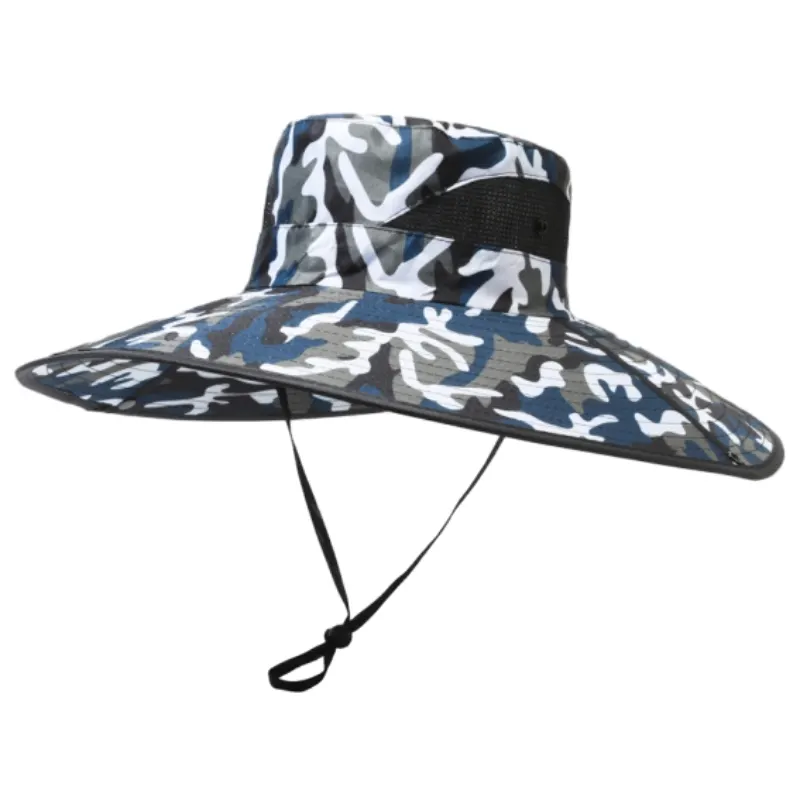 Topi nelayan bernapas tabir surya musim panas gaya baru topi matahari perjalanan liburan pantai