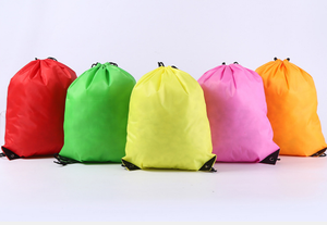 Customized Logo 210D Polyester <b>Drawstring</b> <b>Backpack</b> Sports Travel Gym Marathon Bag with <b>Drawstring</b> Gift Promotional Sportpacks - Product Image 4