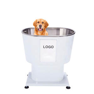 Petite baignoire pour <span class=keywords><strong>chien</strong></span> en acier inoxydable et caoutchouc pour chat Piscine <span class=keywords><strong>spa</strong></span> pour animaux de compagnie pour le toilettage et le nettoyage dans les animaleries - Product Image 3