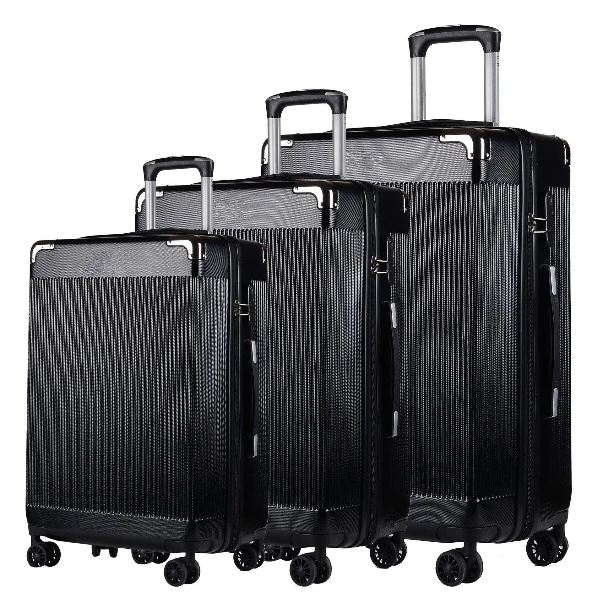 20 Inch 24 Inch 28 Inch Elegant Travel Luggage Sets Trolley Case Universal Wheel Travel Bag 3 Abs Luggage Sets
