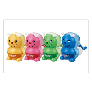 Deli Bee Girl Pencil Sharpener 107x84x107mm Manual Cartoon Student Stationery Animal Type Plastic - Product Image 1