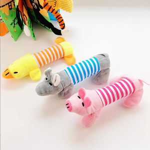 <span class=keywords><strong>Ipet</strong></span> Juguete de Peluche Ecológico Clásico para Perros, con Sonido, para Descompresión y Mordida, con Diseño de Patito, Cerdito y Elefante Bordados de Dibujos Animados - Product Image 1