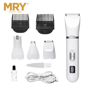 Kit de Aseo para Mascotas 4 en 1 MRY, Recortador de Uñas, Orejas y Cuerpo para Mascotas, Resistente al Agua y Recargable, Lima Eléctrica para Uñas de Mascotas, Cortapelos para Perros - Product Image 2