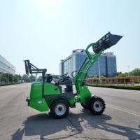 RG-EV10 elettrico compatto Mini caricatore della Cina ad alta mobilità caricatore frontale per la costruzione fattoria giardino utilizzare componente del nucleo del motore